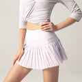 Summer Sports Fitness Shorts Women's Anti-Glare Outdoor Quick-Drying Culottes Running Breathable Gym Short Tennis Skirt